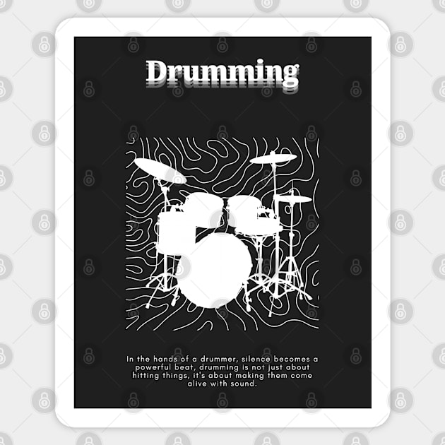 Drumming Sticker by RCKZ